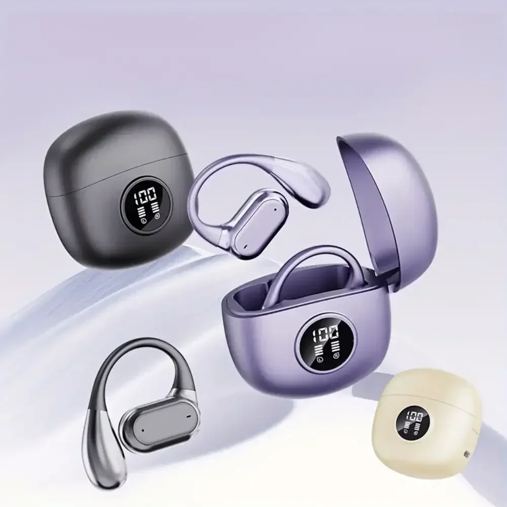 New Hot OWS Clip-on Wireless Bluetooth Earphones Fasion Comfortable Headset Sports Music Deep Bass Hanging Headphone for Phones
