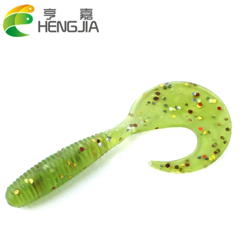 

Curly Tail Maggot Soft Bait 10PCS Bagged Fake Lure Soft Bait Bionic Soft Fish Swing Lure Silicone Bait Carp Fishing Popper Jig