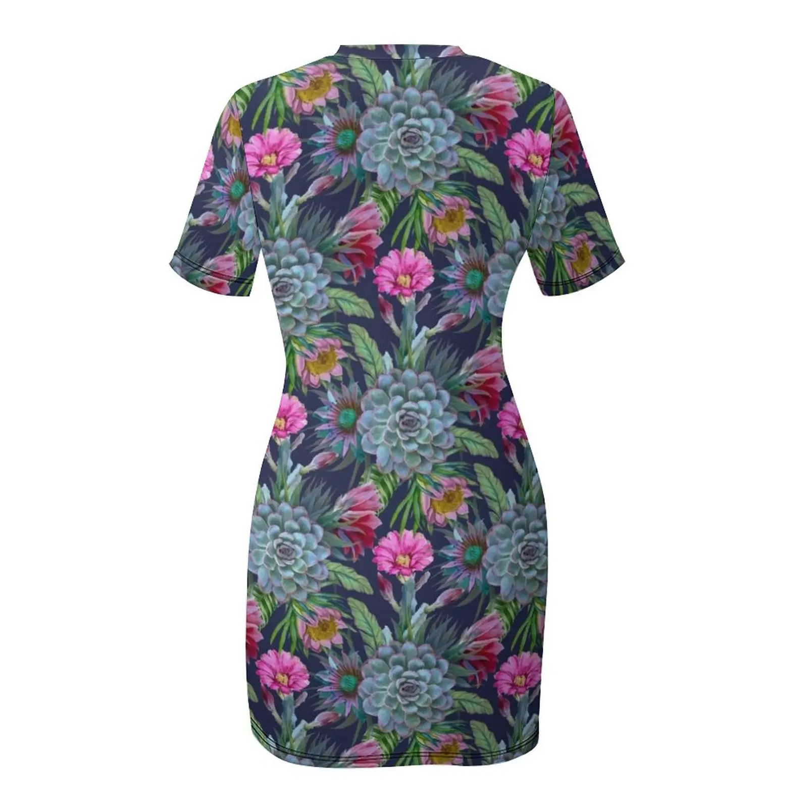 ชุดเดรสแขนสั้นลายดอกไม้แปลกตา ชุดเดรสสั้นเซ็กซี่ ชุดเดรสหรูหราโดดเด่น ชุดเดรสออกงาน ชุดเดรสปี 2025