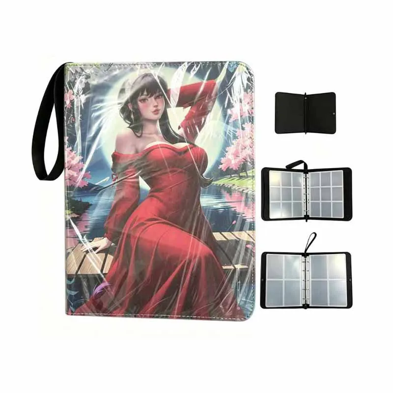 Card Anime Photo Album Collect Album Loose Leaf PU Zipper Game King Fans Card Pack Toys Figure Card Storage Bag holiday gifts