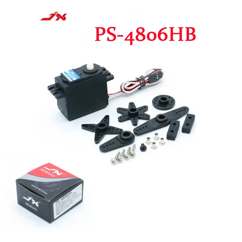 JX Servo PS-4806HB 6KG Servo padrão de alto torque para modelos RC peças de controle remoto acessórios