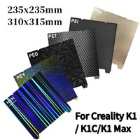 235x235 310x315 PEI PET PEO Sheet For Ender 3 V3 SE Build Plate Texture Spring Steel Creality K1/ K1C/K1 Max Ender3 V3-KE/S1 Pro