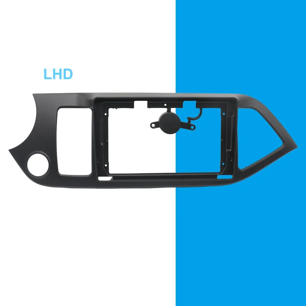 9 Inch Car Radio Fascia Frame With Wiring Harness For KIA Morning Picanto 2009-2016 Android Stereo Installation Kit
