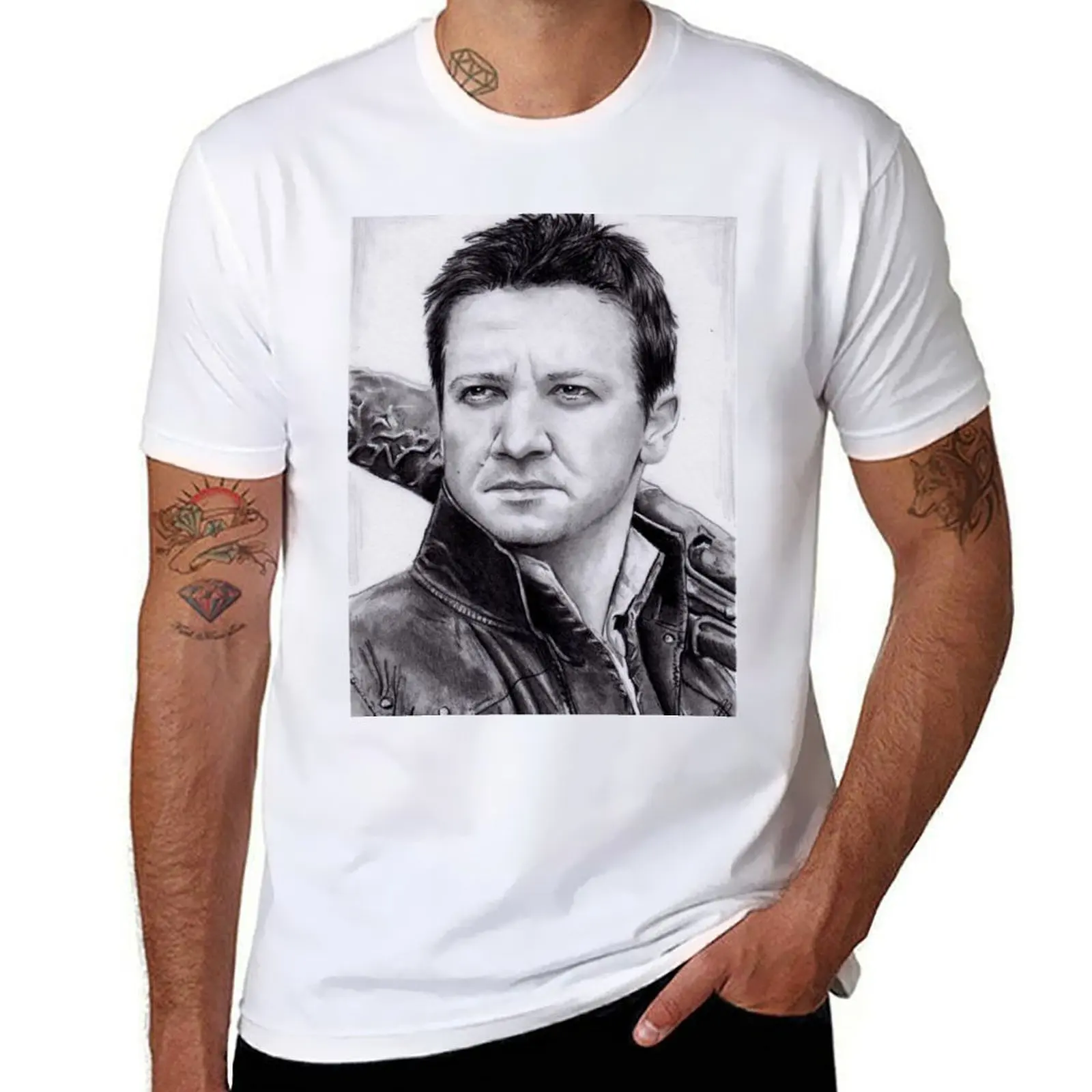 

Jeremy Renner - Hansel and Gretel T-Shirt t shirt man casual t shirts for man slim fit T-Shirt
