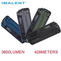 IMALENT BL50 EDC Tactical Flashlight 3600 Lumens LED Lantern Type-C Rechargeable Dual Light Source Portable Torch UV Light