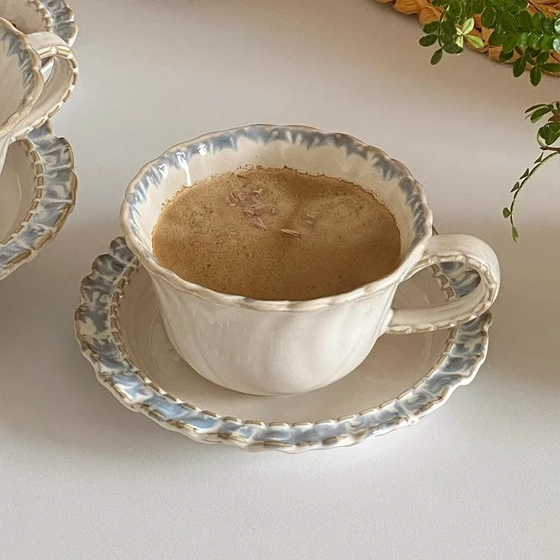 

British retro Turkish Tea Cups Set NEW Silicon Cup Liquor Pottery Saudi National Day for Coffee Luxury Tania Bulhoes Drinkware