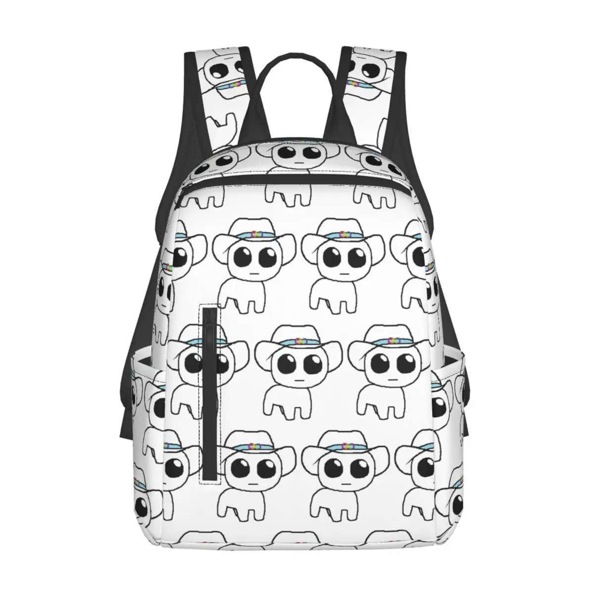 TBH Autism Creature Meme Yippee Backpack Daypack Large Capacity Kids BookBag School Bag Shoulder Bags for Men Women