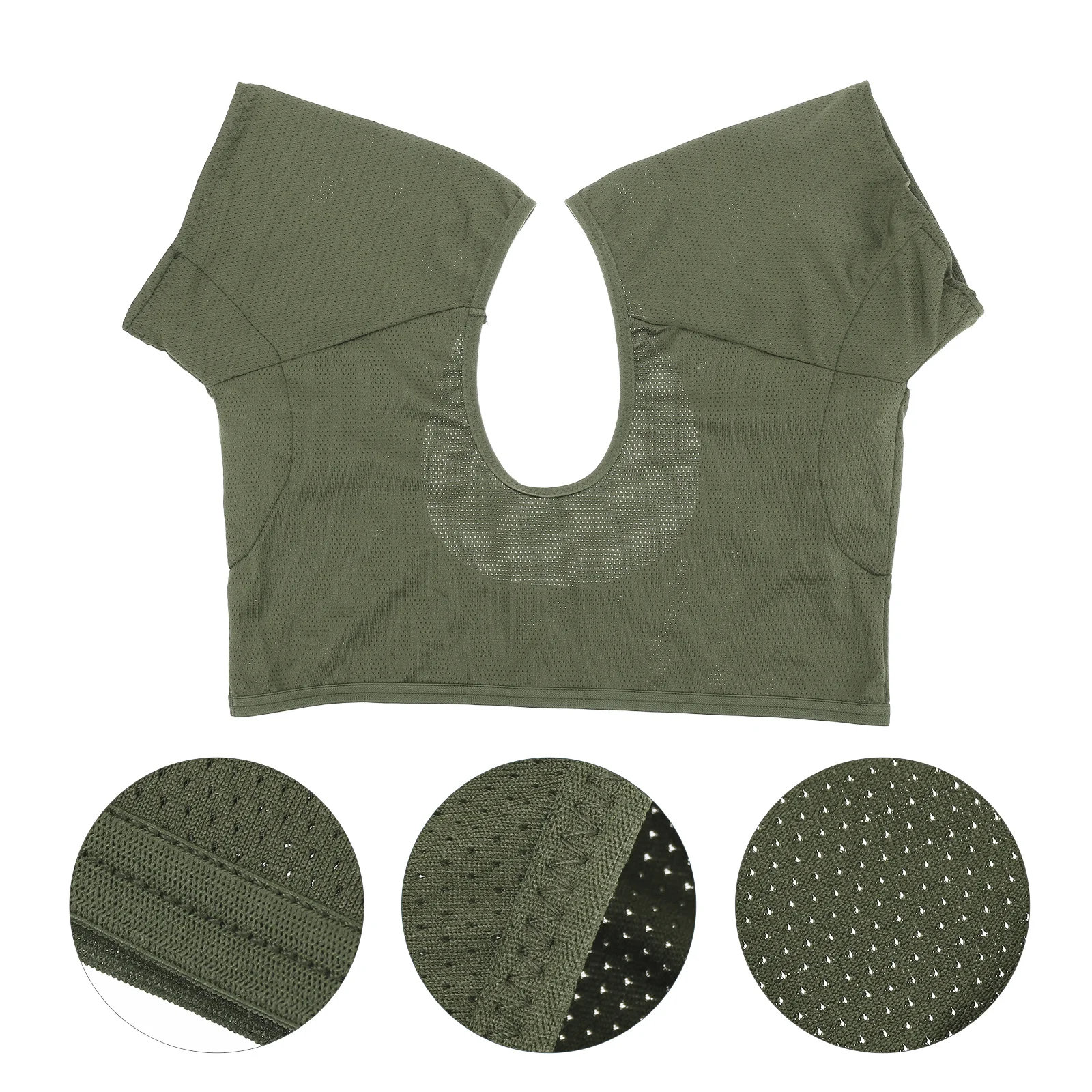 

Vest Underarm Sweat Pads Breathable Mesh Sweat Absorbing Undershirt for Workout Running Hot Weather Training Sweatproof