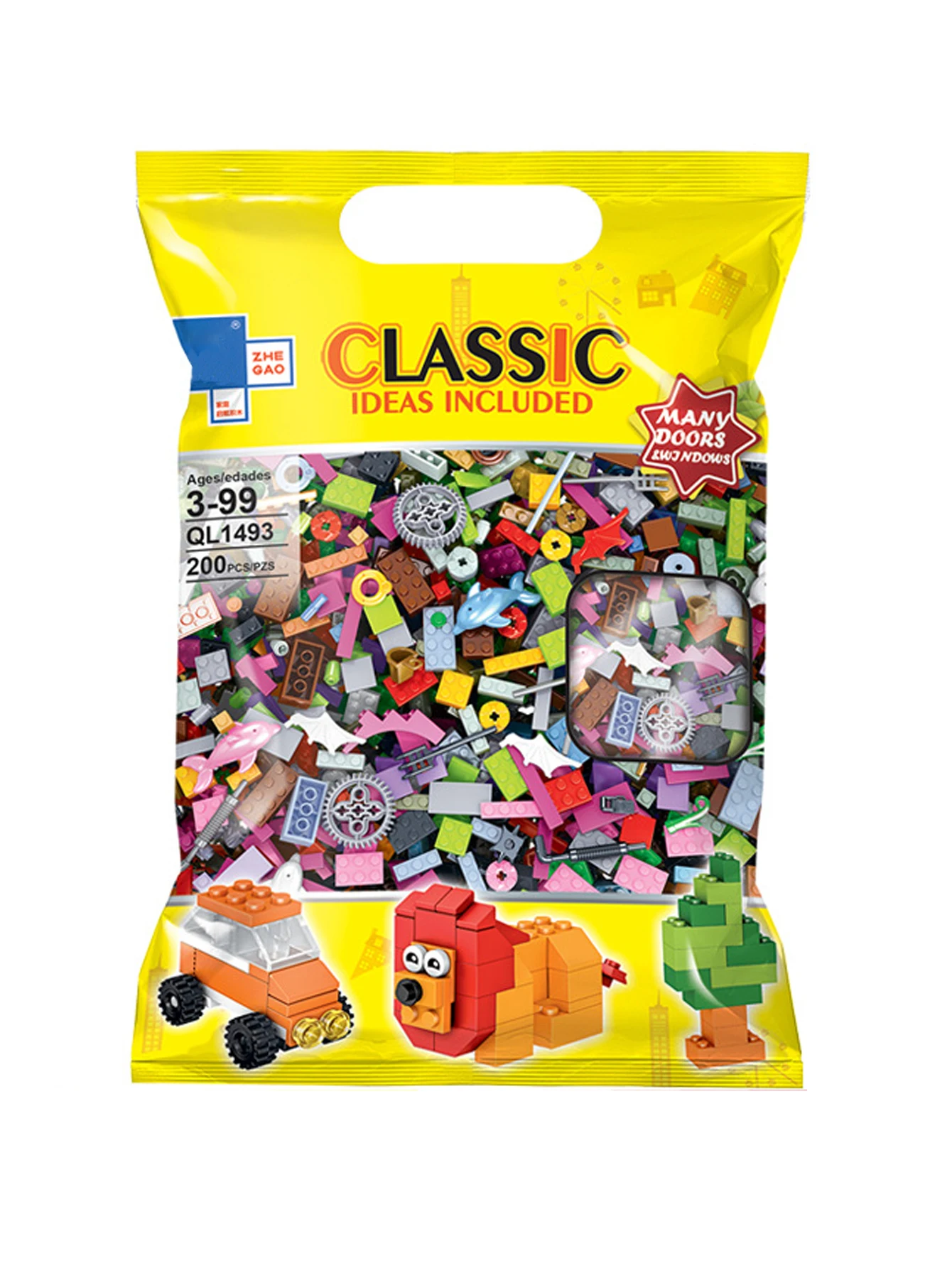 Enhanced creativity! Small Size Colorful Building Bricks & Base Plates Set, DIY Construction Blocks, Compatible with Major Brand