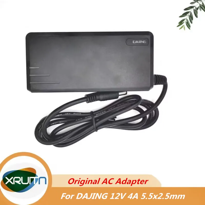 

Original DAJING 12V 4A AC DC Power Adapter 48W ADP-48D12 ADP-48D2 for TV LCD Monitor Laptop Power Supply Adaptor Charger