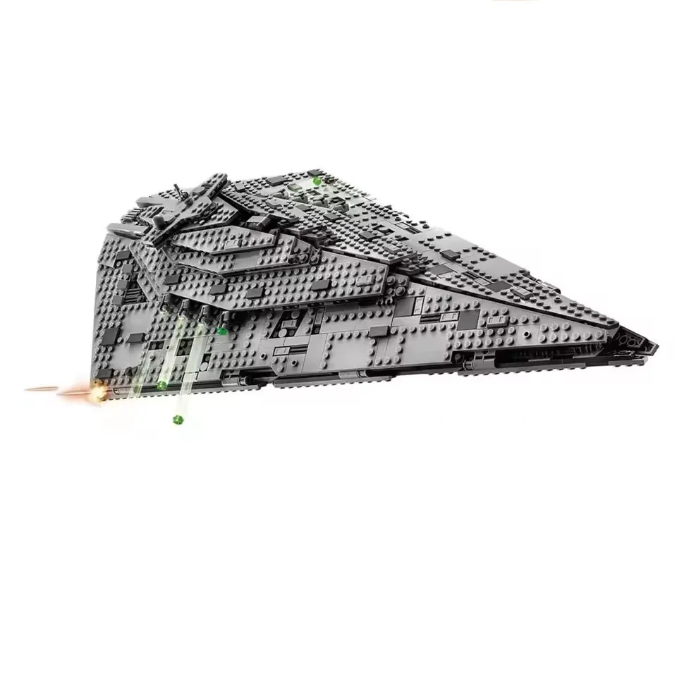 New MOC Cosmic Fighter Spaceship Model Home Decor Building Blocks for Children and Boys as Holiday Gifts image 5