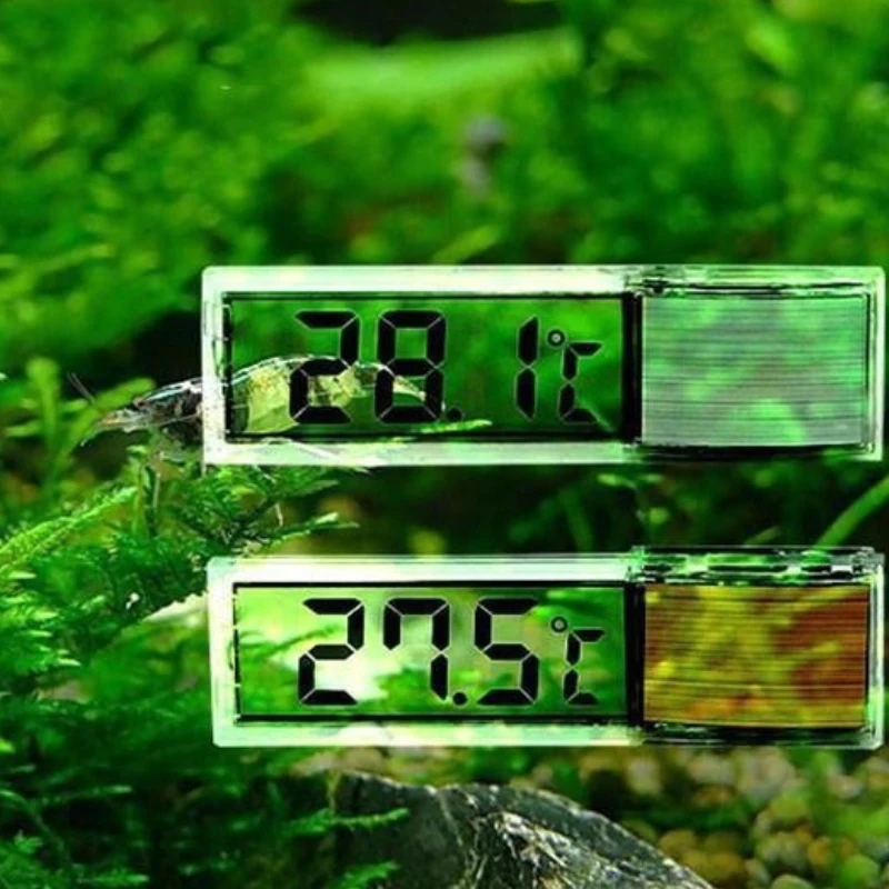 1PC Electronic LCD Digital Fish Tank Temperature Aquarium Thermometer Measurement Fish Tank Temp Meter Aquarium Accessories