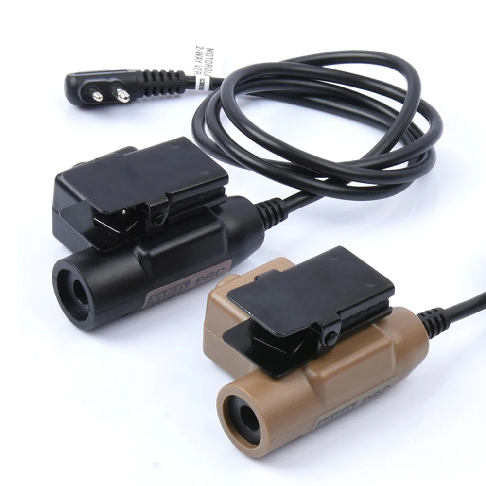 Adaptador PTT Kenwood para headset RAC y Earmor TMC COMTAC - imagen 4