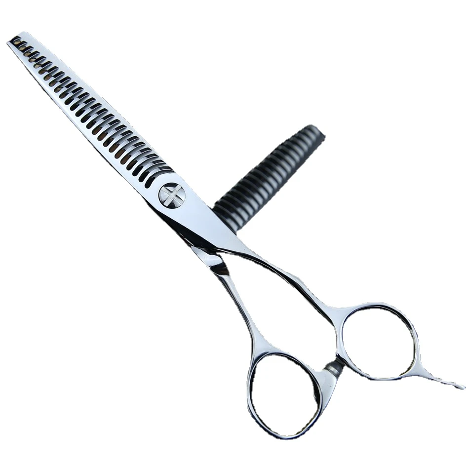 Applicable to Multi-Functional Seamless Thinning Scissors Chi Tian Professional Double-Row Tooth Seamless Haircut Thinning