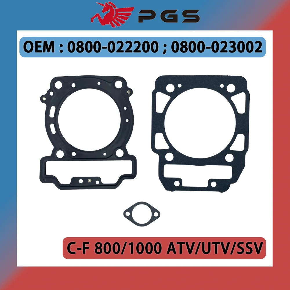 

Cylinder Head Gasket Cylinde Body Gasket for CFmoto 400 450 500S 520 500HO X5H.O. 550 600 Touring 625 0800-022200 0GR0-023001