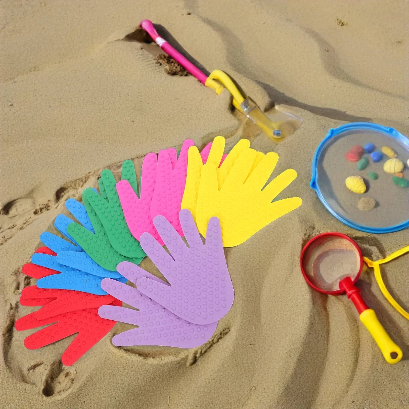 

Children Outdoor Coordination Boards Hand Shaped Non-Slip Floor Markers For Sensory Play Spot Stickers Kids Outdoor Play
