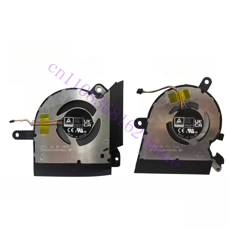 Ventilador de refrigeración para CPU y GPU de portátil, para ASUS ROG Flow X13 GV301RA GV301RE GV301RC 2 en 1, Ultrabook para juegos 13NR0A20T02011 13NR0A20T03011