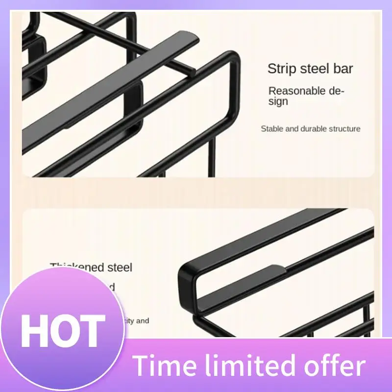 

B69C Kitchen Non-Punch Storage Rack Multi-Function Cutting Board Storage Rack Cabinet Hanging Under-Cabinet Rack