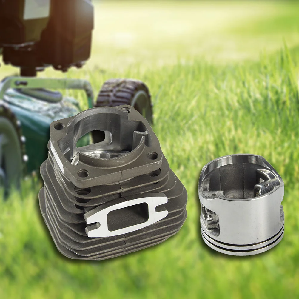 

Oil Chainsaw Parts Kit 45Mm Cylinder Piston Ceramic Coated Metal Engine Rebuild Replacement For Lawn Mower Tool Accessory