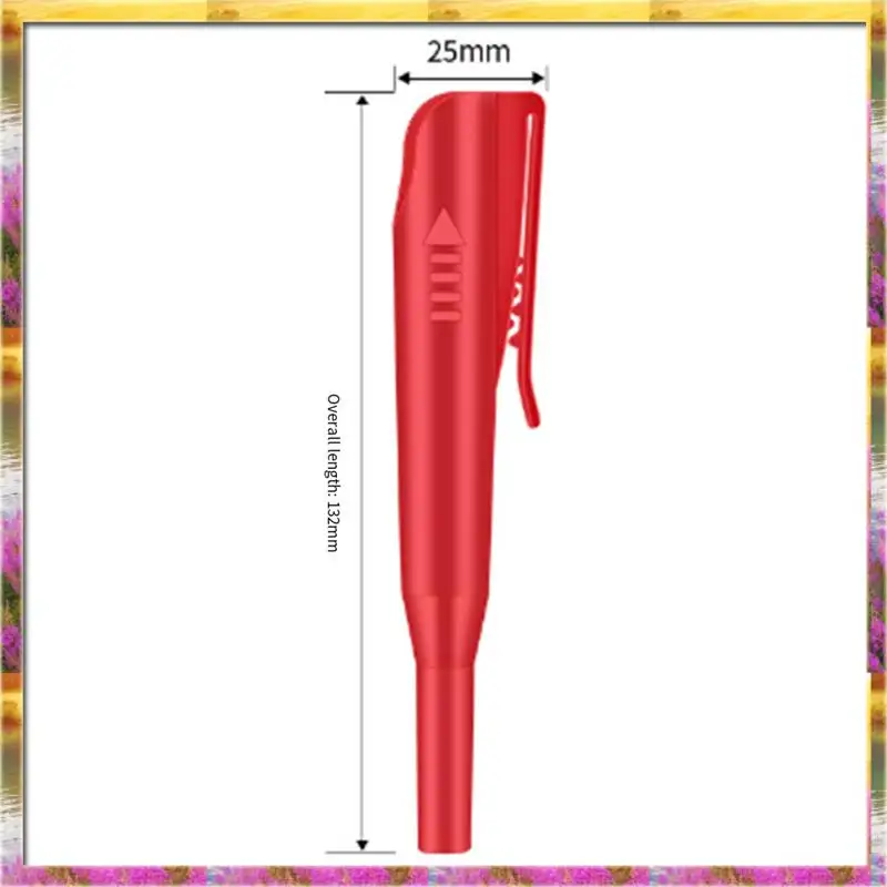 AA46 HOT-2Pcs 2.8Mm Metal Solid Carpenter Mechanical Pencil Tool With Holder Deep Hole Mechanical Marker Stand Pocket Clip