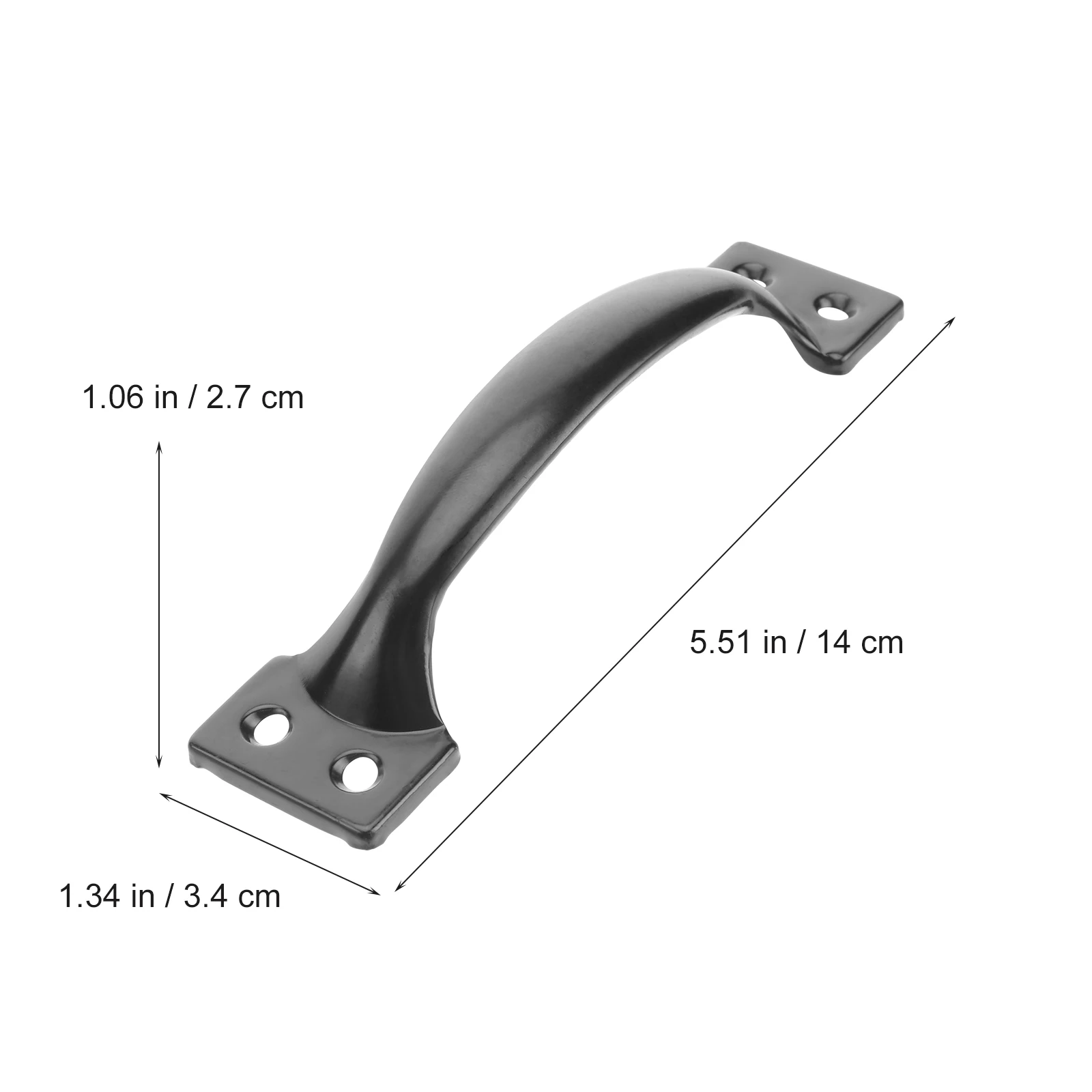 

Black Door Wardrobe Cabinet Drawer Durable Iron Modern Wardrobe Handle Simple Old Fashion Cabinet Handle Furniture Hardware