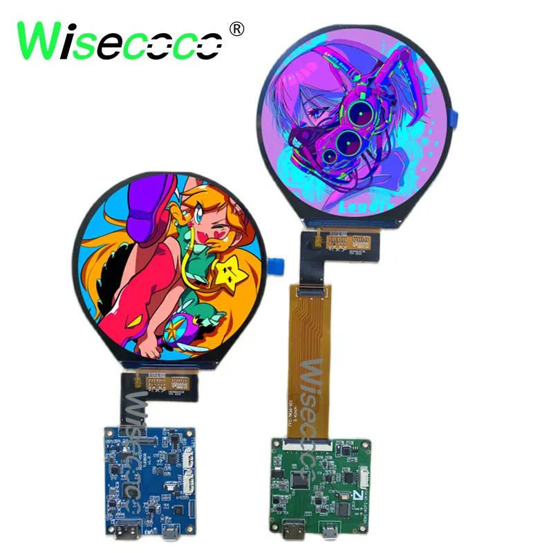 3.4 Inch 800x800 IPS Round LCD Display 800x800 Round Circle Circular IPS TFT LCD Module Screen Display Panel