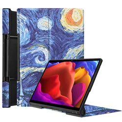 Painted Fold Stand Case For Lenovo Yoga Tab 13 YT-K606F 11 YT-J706F YT-J706X 2021 Smart Tab 10.1