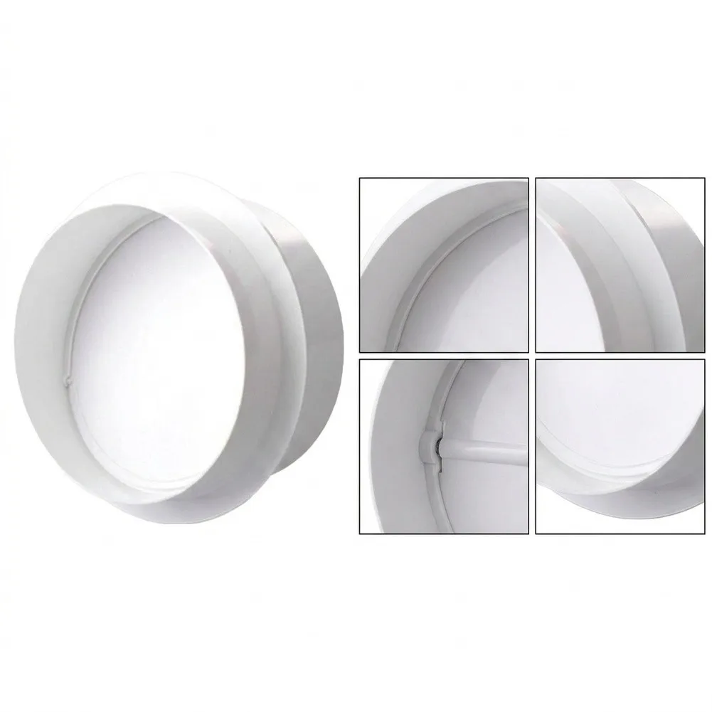 250mm PVC Check Valve for Fresh Air Intake Ducts For Exhaust Backflow Prevention in Mechanical Ventilation Setups