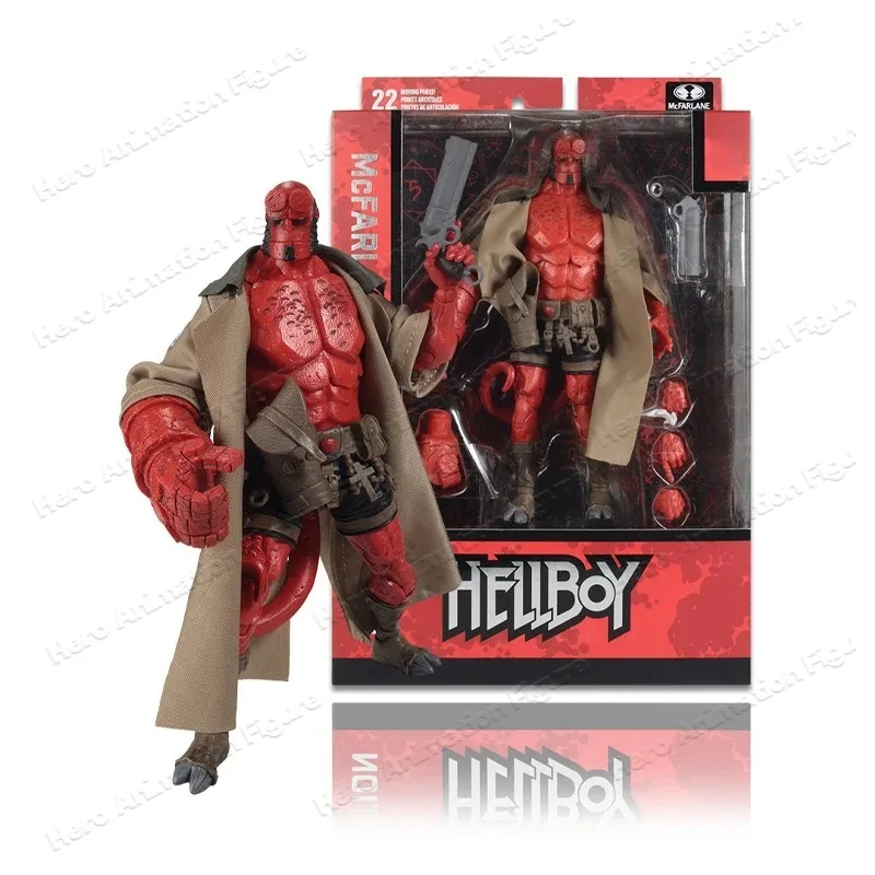 

In Stock Mcfarlane Toys 60 Hellboy Action Figure 18cm Garage Kit Collectible Edition Model Doll Gift
