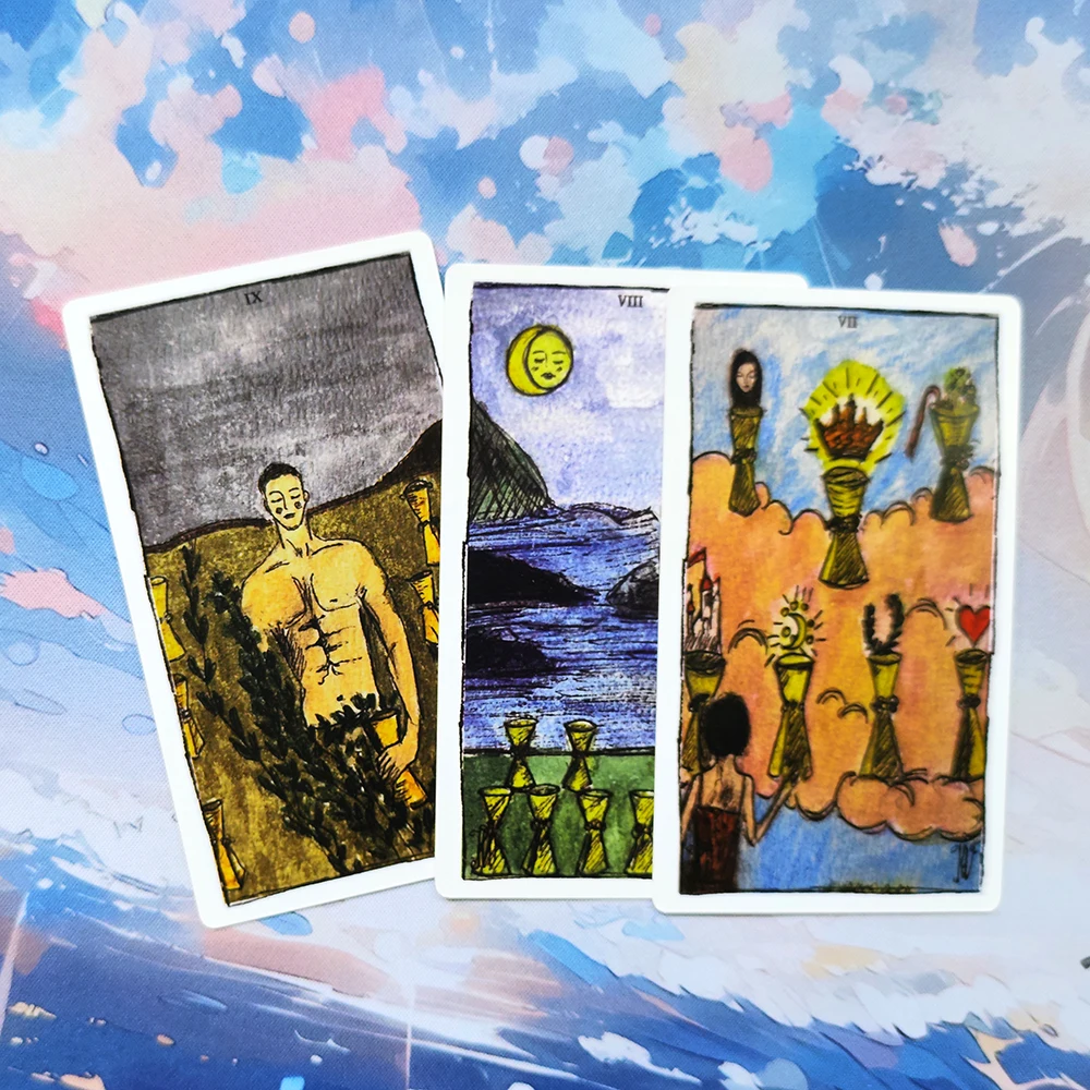 12x7cm  Tarot Deck the recipient of the highly esteemed Best Tarot of the Year 2022 International Cartomancy Award.