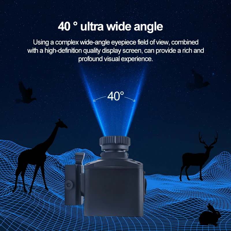 Compactpixels infrared/thermal imaging sight with display for wildlife watching, hunting and outdoor activities 256*192 pixels