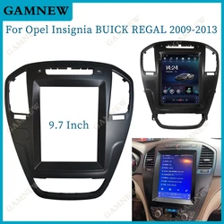 9.7 Inch Car Radio Fascia For Opel Insignia BUICK REGAL 2009-2013 Android MP5 GPS Player Panel Frame 2 Din Head Unit Dash Cover