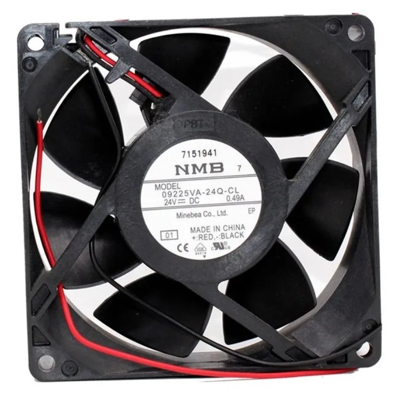 New Cooler Fan for NMB 09225VA-24Q-CL/AL/FL/BL/AT/CT/BU/FB 3-wire Cooling Fan Radiator