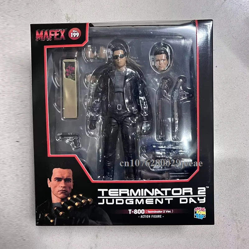 18cm MAFEX 176 199 Mafex The Terminator 2 Judgment Day T-800 6-Inch Action Figure Collection Model Toy Birthday Gift For Friends