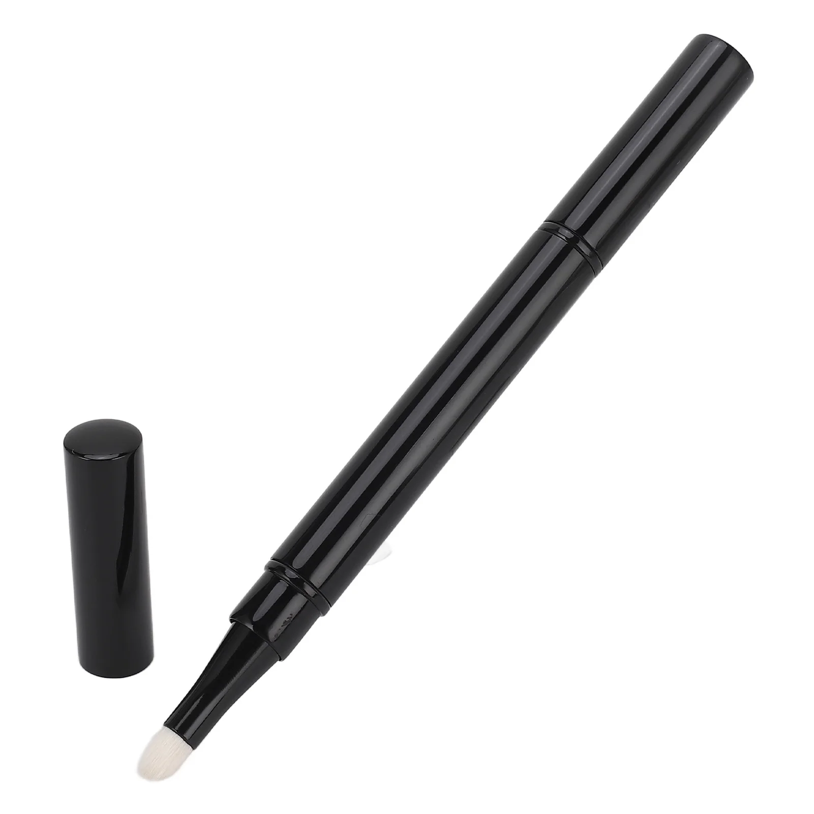 Retractable Makeup Brush Dual Ended Soft Wool Hair Portable Shadow Brush For Travel Outdoor