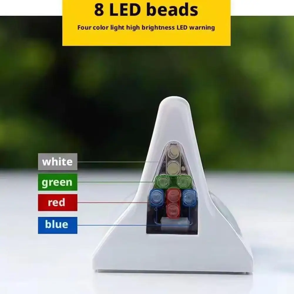 

Shark Fin Antenna Decorative Light Solar Roof Flashing Solar Powered LED Light Car Housing Light Strobe Light Shark Fin 8 O2Z7