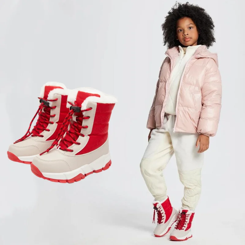 

New Arrival Children Snow Boots,Kids Padded Cotton Shoes,Girls Keep Warm,Casual Sneaker