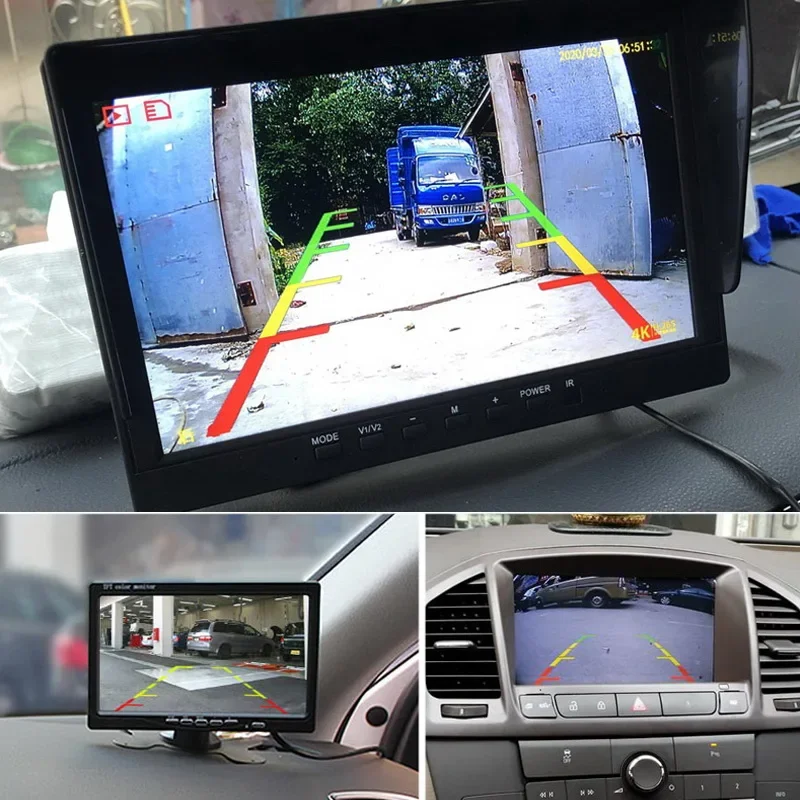 HD Car Rear View Backup Camera Night Vision Wide Angle Reversing Auto Parking Monitor Waterproof HD Video Reverse Image