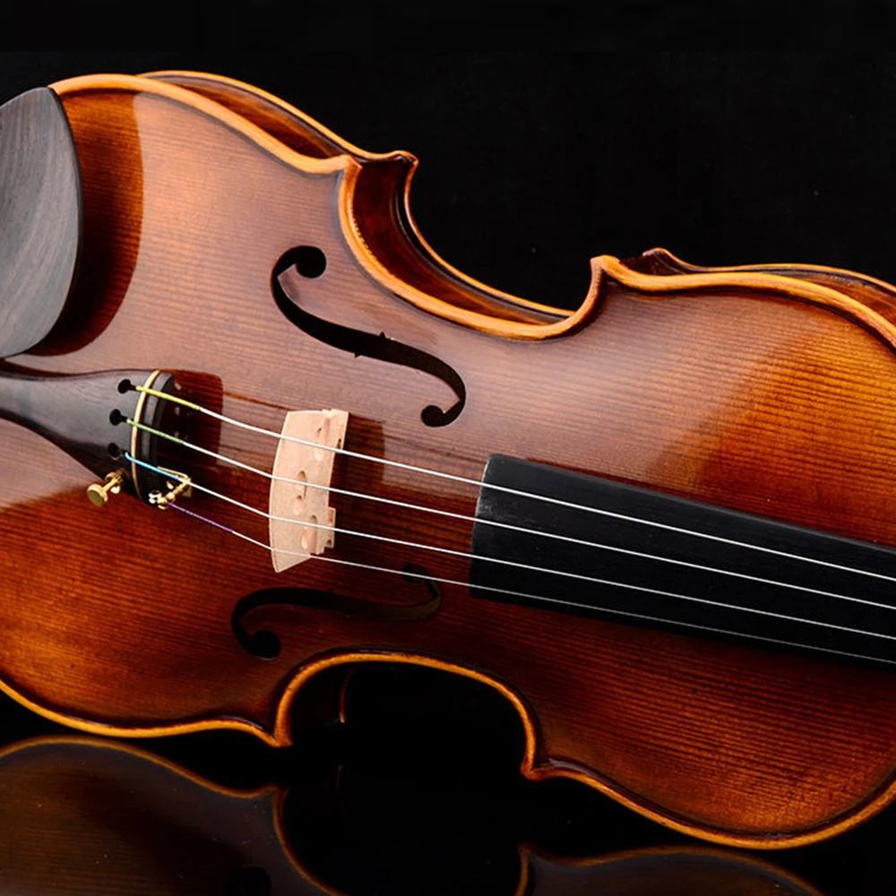 European craft V06B violin 4/4 professional grade test children beginners play handmade solid wood violin musical instrument