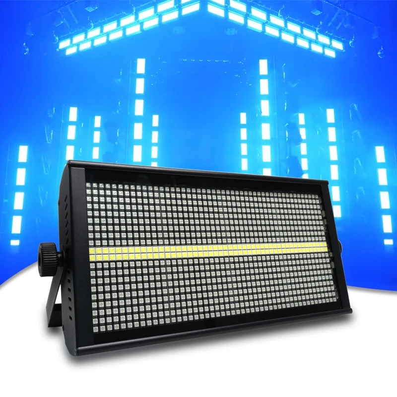 RGBW 8+8 LED Strobe Light DMX512 Horse Racing Wash Strobe Stage Effect 3IN1 DJ Disco Wedding Party Bar