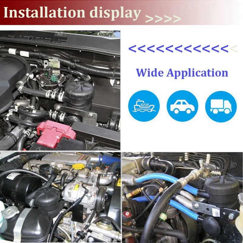 A19Q-Car Universal Provent 200 Oil Separator Catch Can Filter For Ford Patrol Turbo 4Wds Toyota Landcruiser