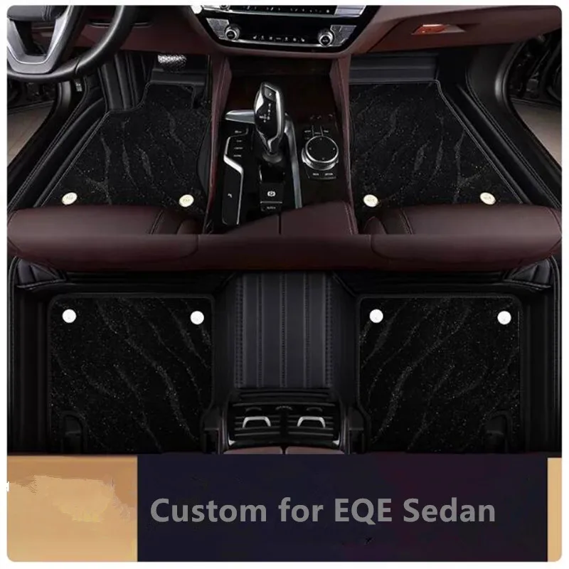 

Custom special car floor mats for Mercedes Benz EQE 350 500 Sedan 2025-2022 High quality Rugs double layers carpets for EQE 2024