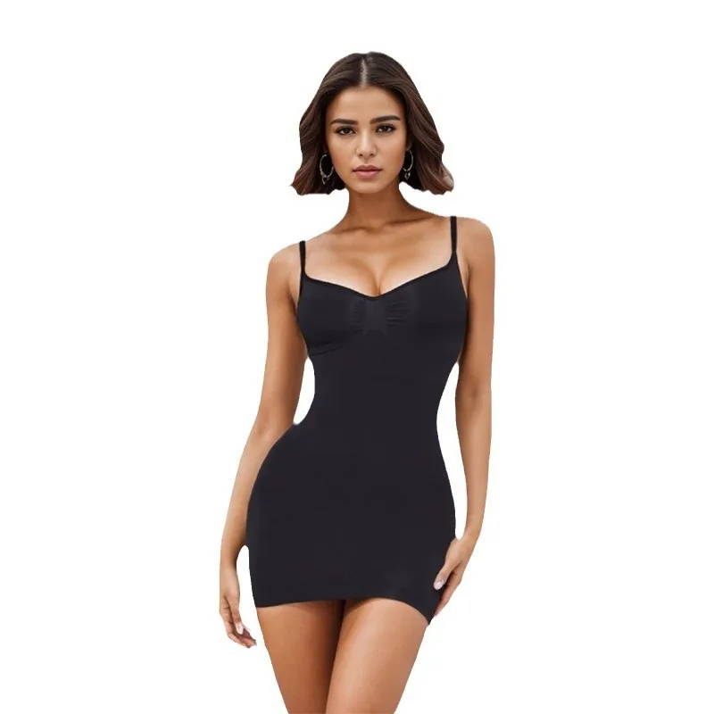 

High elastic slip dress Shapewear dress Summer 2024 new bottom lining with a seamless belly slip dress