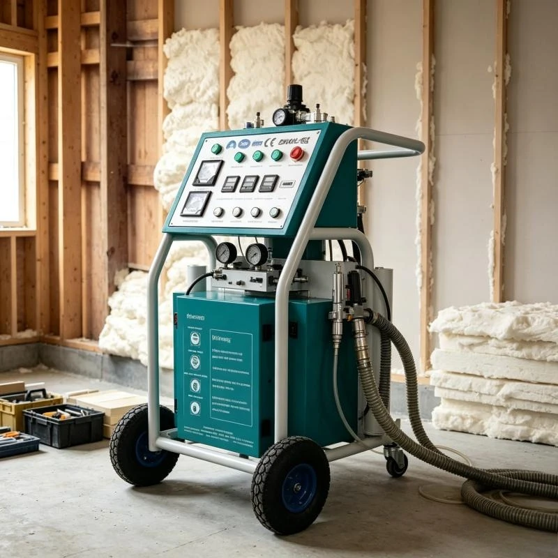 Air Operated Two Component Polyurethane Foam Injection Sprayer Kit for House Wall Roof Cold Storage Insulation