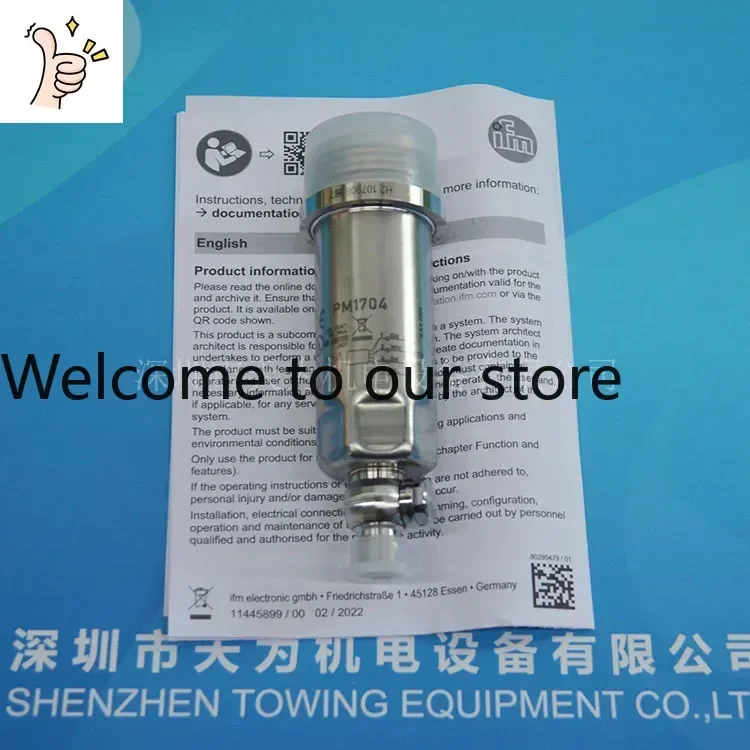 2026.4 [Original/one-year Warranty] PM1704 German IFM Ifm Flush Pressure Transmitter Real Shot