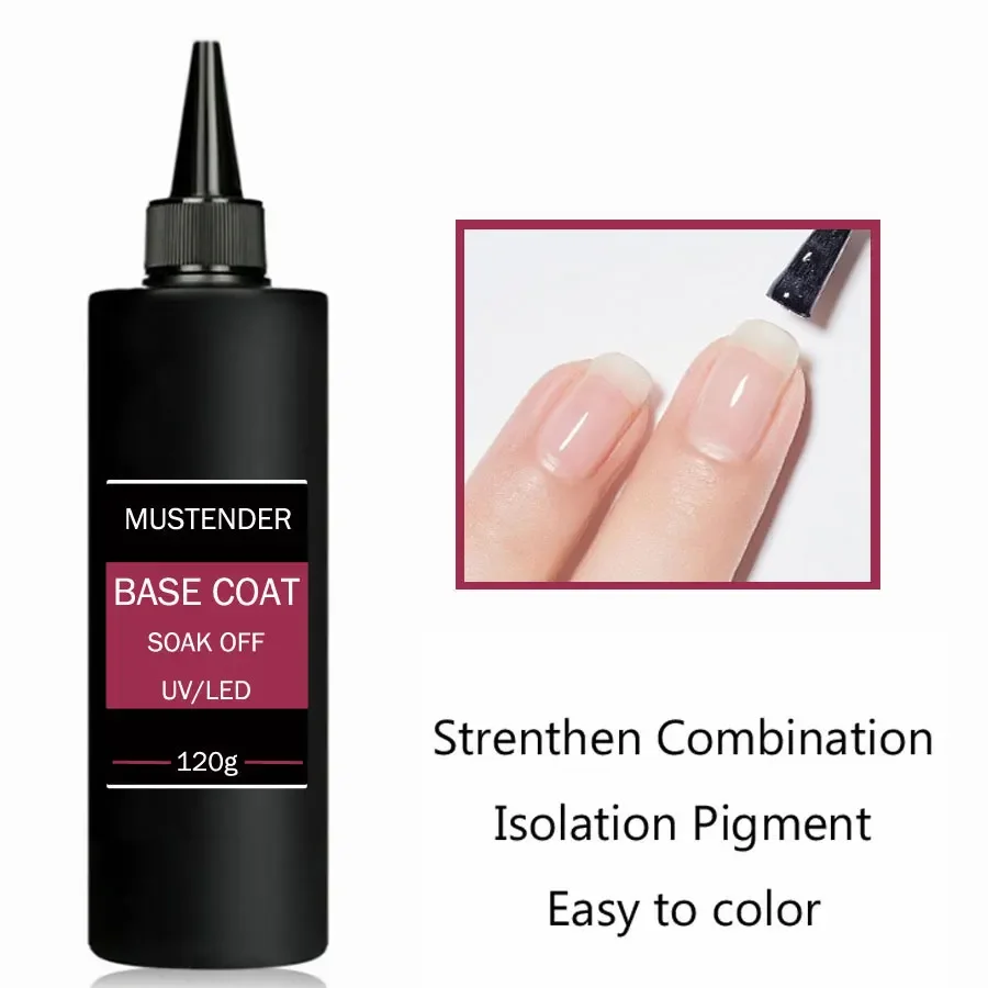 120g Basecoat Base Coat Tempered Topcoat Luminous Matte Matte Top Coat Primer UV Gel Reinforcement Remover Primer Nail Gel Polish