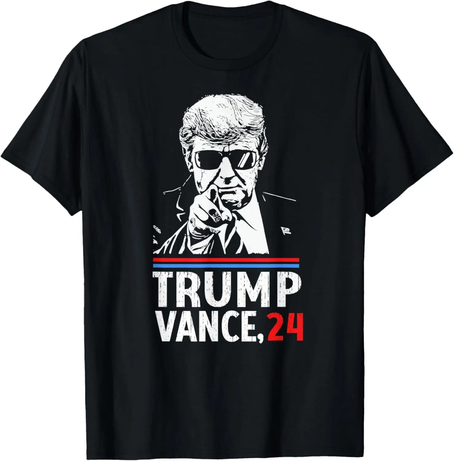 America Election vote 47 Trump vance 2024 vp vice president T-Shirt