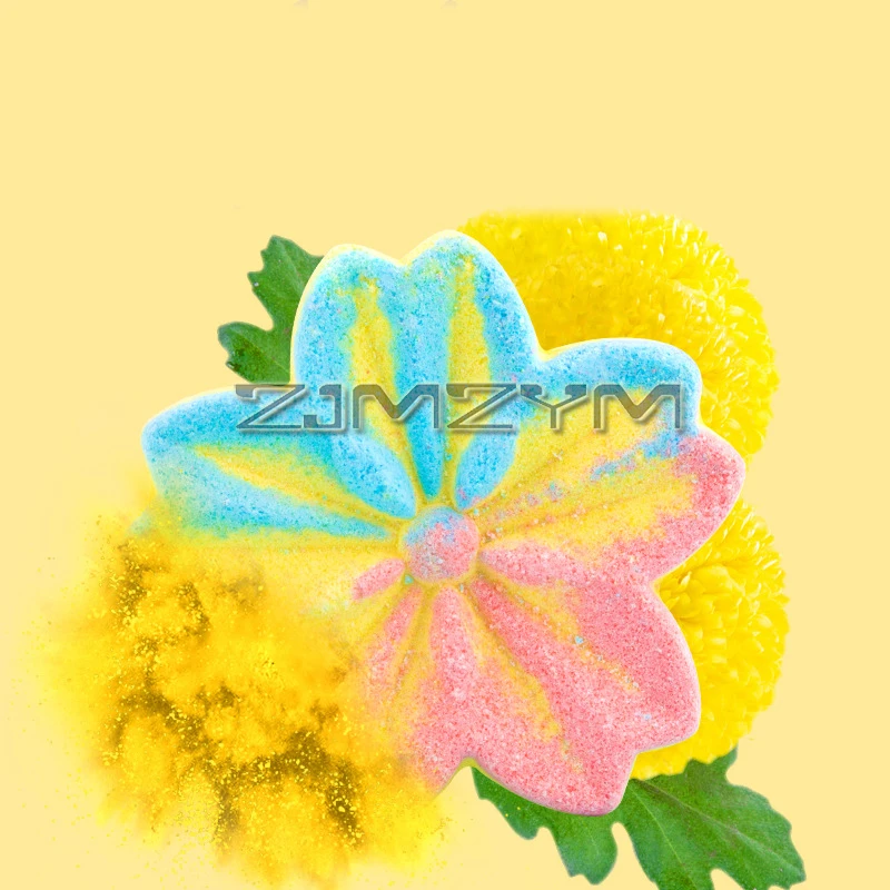 3Pcs Colorful Cherry Blossom Bath Ball High Permeability And Easy Absorption Essential Oil Dried Flower Bath Salt Bath Ball