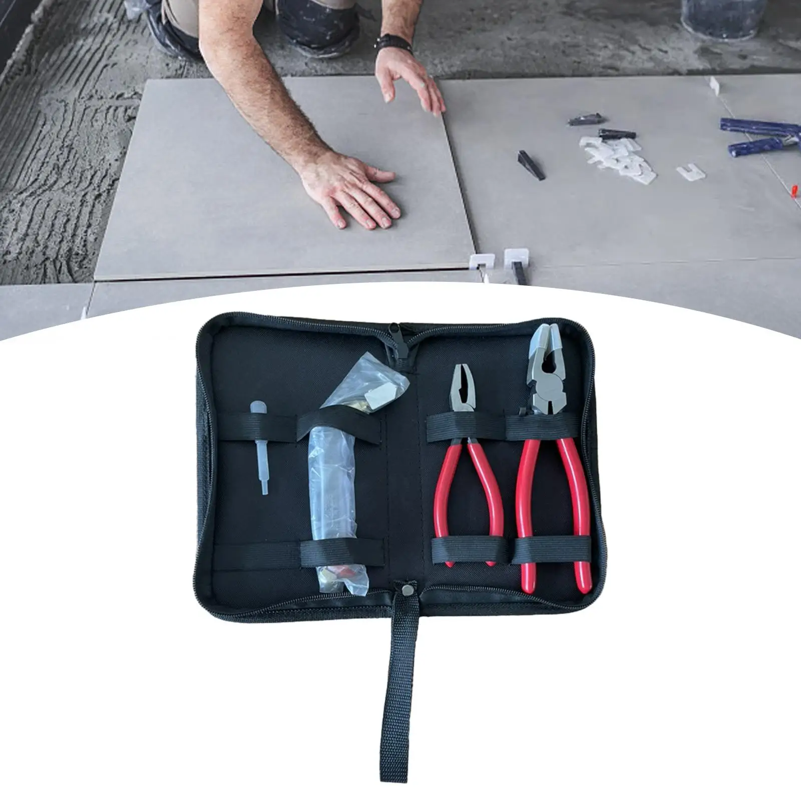 Glass Cutter Tool Kit Professional Heavy Duty Glass Cutting Tools Running Pliers for Fusing Breaking Stained Glass Mirror Tiles