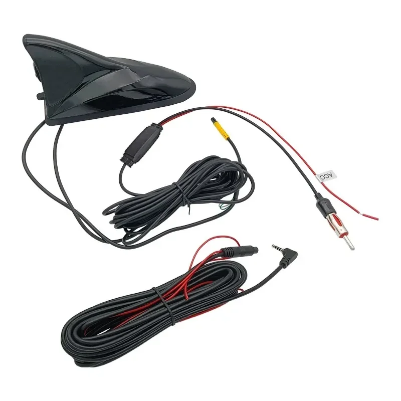Car Shark Fin Antenna with Signal Receiving Antenna Shark Fin Radio AHD Streaming Media     Antenna